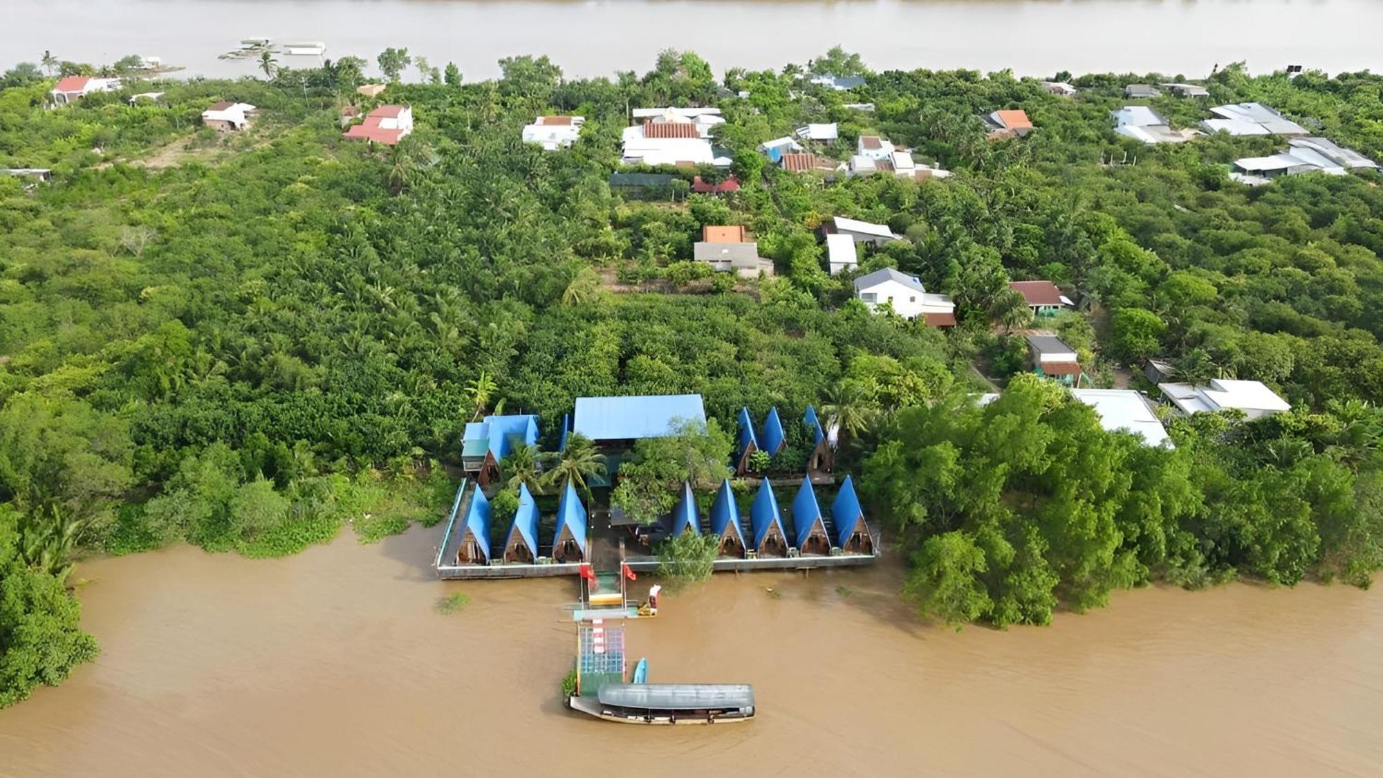 Con Phung Resort Mekong - Nature Escape With Free Boat Shuttle & Fishing Ben Tre ภายนอก รูปภาพ